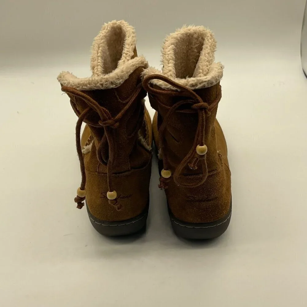 Skechers 49334 Women’s Slip-On Shoes – Size 8.5 – Chestnut Suede - Picture 5 of 12